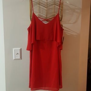 Stappy red dress